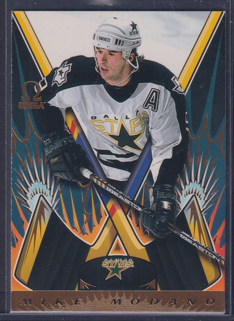 MIKE MODANO - 1997 Pacific Omega Stick Handle Laser Cuts #7