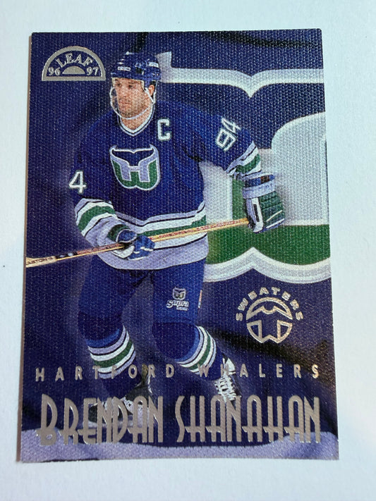BRENDAN SHANAHAN - 1996 Donruss Leaf Sweaters #10, /5000