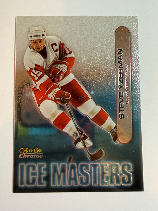 STEVE YZERMAN - 1999 O-Pee-Chee Chrome Ice Masters #IM15