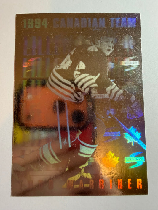 TODD WARRINER - 1994 Score Canadian Team Hologram #CT3