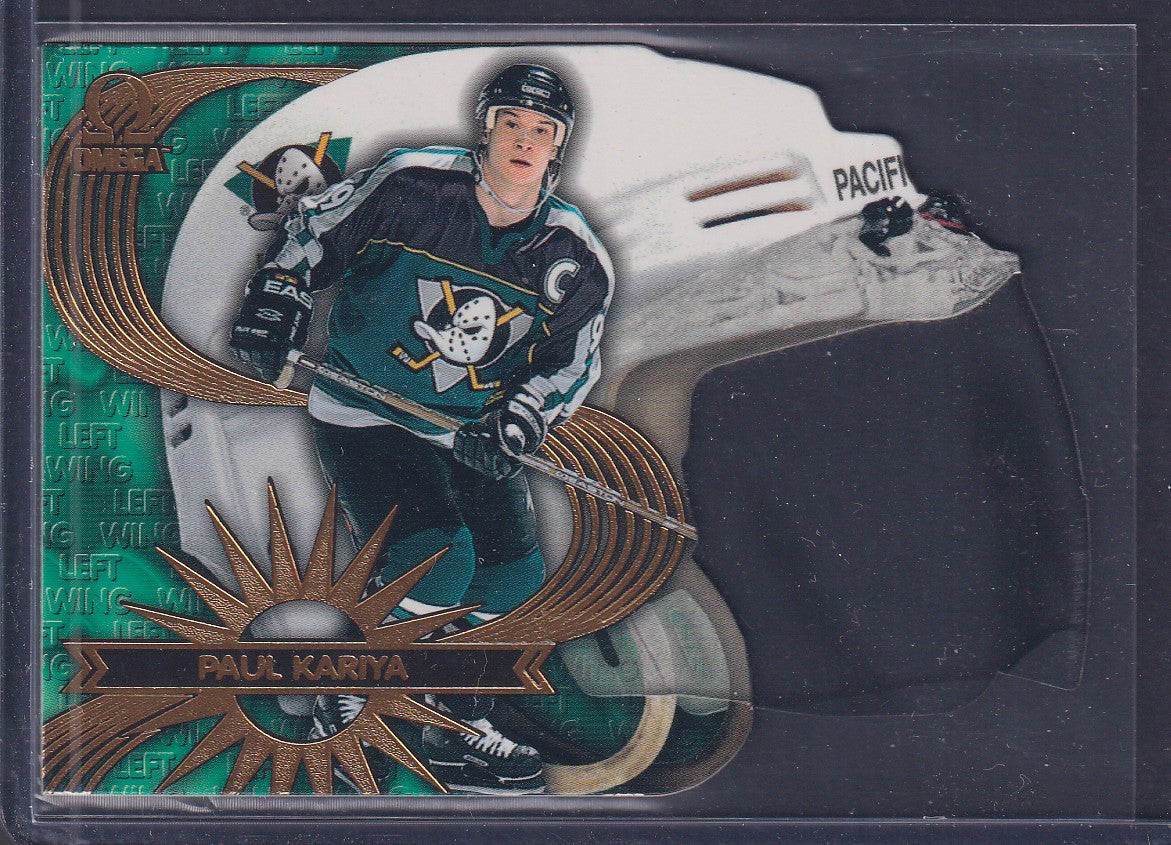 PAUL KARIYA - 1997 Pacific Omega Game Face Die Cut #1