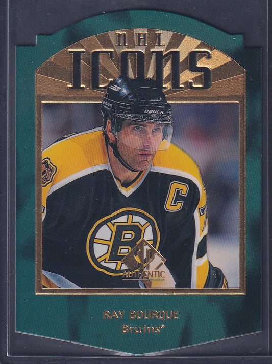 RAY BOURQUE - 1997 Upper Deck SP Authentic NHL Icons Die Cut #128, 10/100
