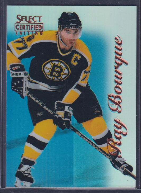 RAY BOURQUE - 1996 Pinnacle Select Certified MIRROR BLUE #5