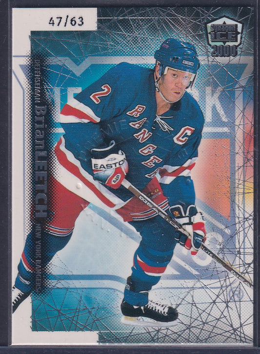 BRIAN LEETCH - 1999 Pacific Dynagon Ice Premiere Date #132, /63