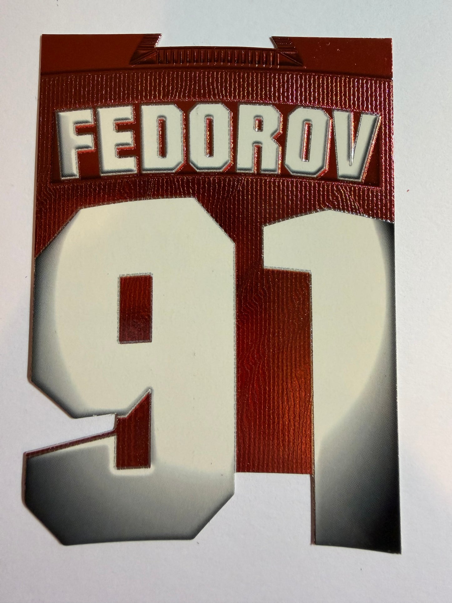 SERGEI FEDOROV - 1997 Pacific Paramount Big Numbers #8