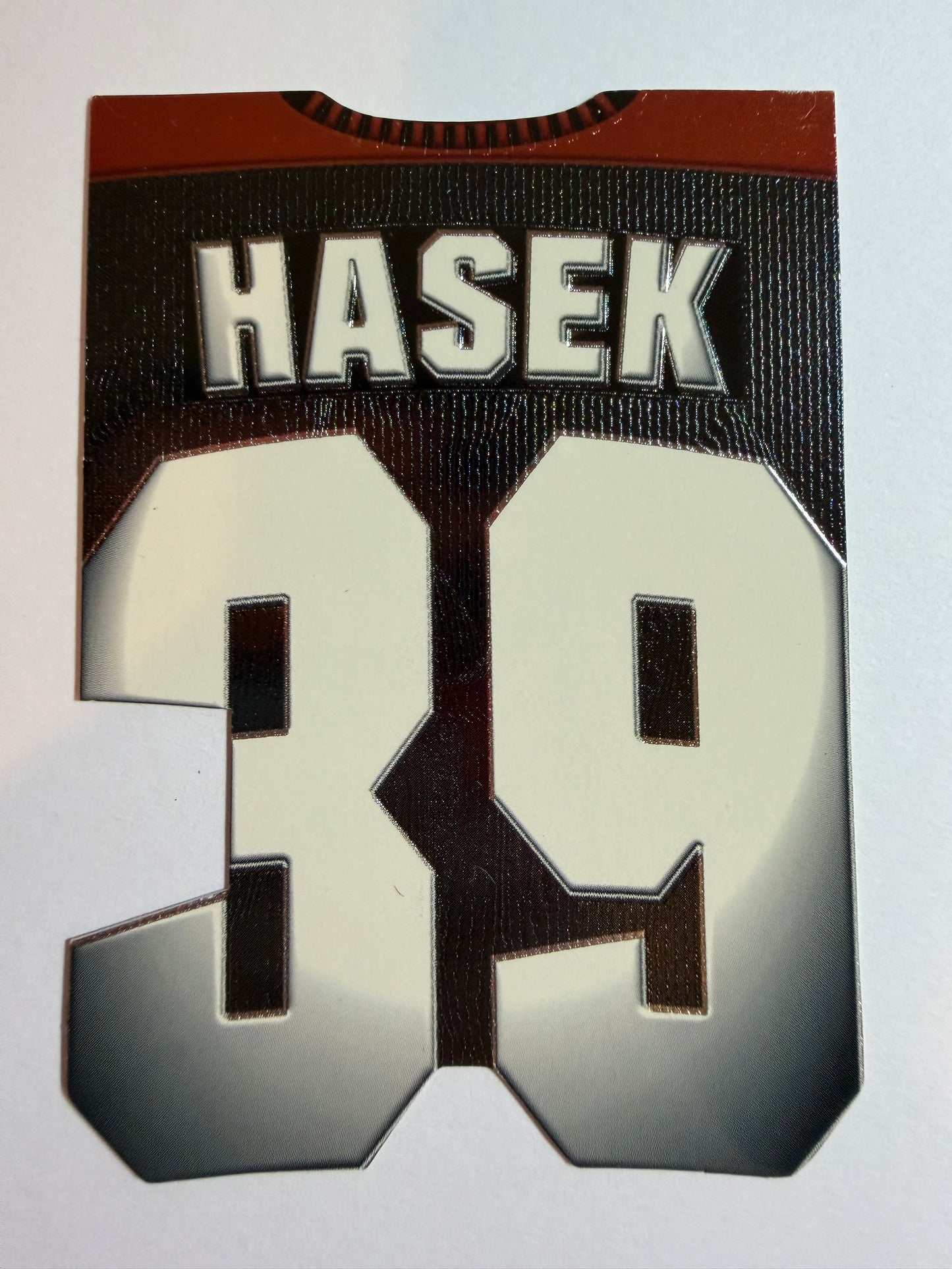 DOMINIK HASEK - 1997 Pacific Paramount Big Numbers Die Cut #4