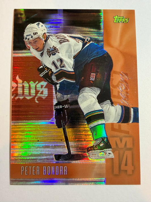 PETER BONDRA - 1998 Topps Mystery Finest Refractor #M14