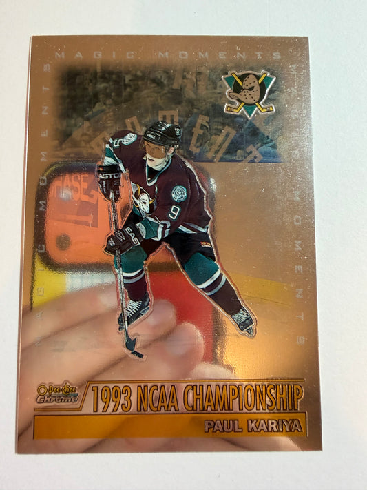 PAUL KARIYA - 1999 O-Pee-Chee Chrome Magic Moments #281