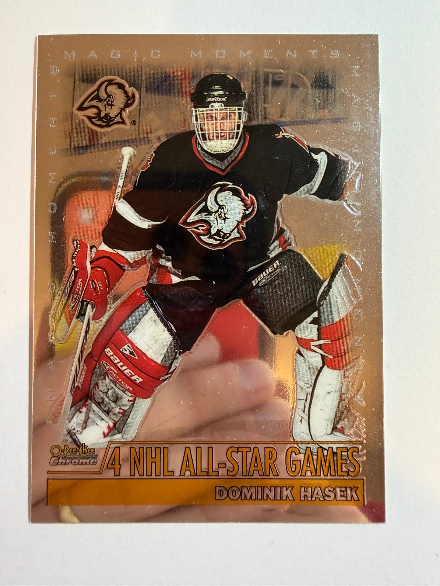 DOMINIK HASEK - 1999 O-Pee-Chee Chrome Magic Moments #279