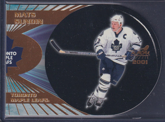 MATS SUNDIN - 2000 Pacific Aurora Team Player Styrotechs #10B