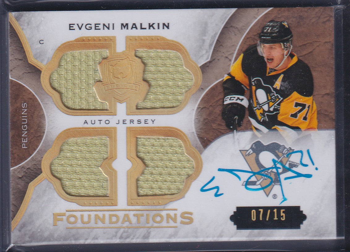 EVGENI MALKIN - 2015 The Cup Foundations Auto Quad Patch #CF-EM, /15