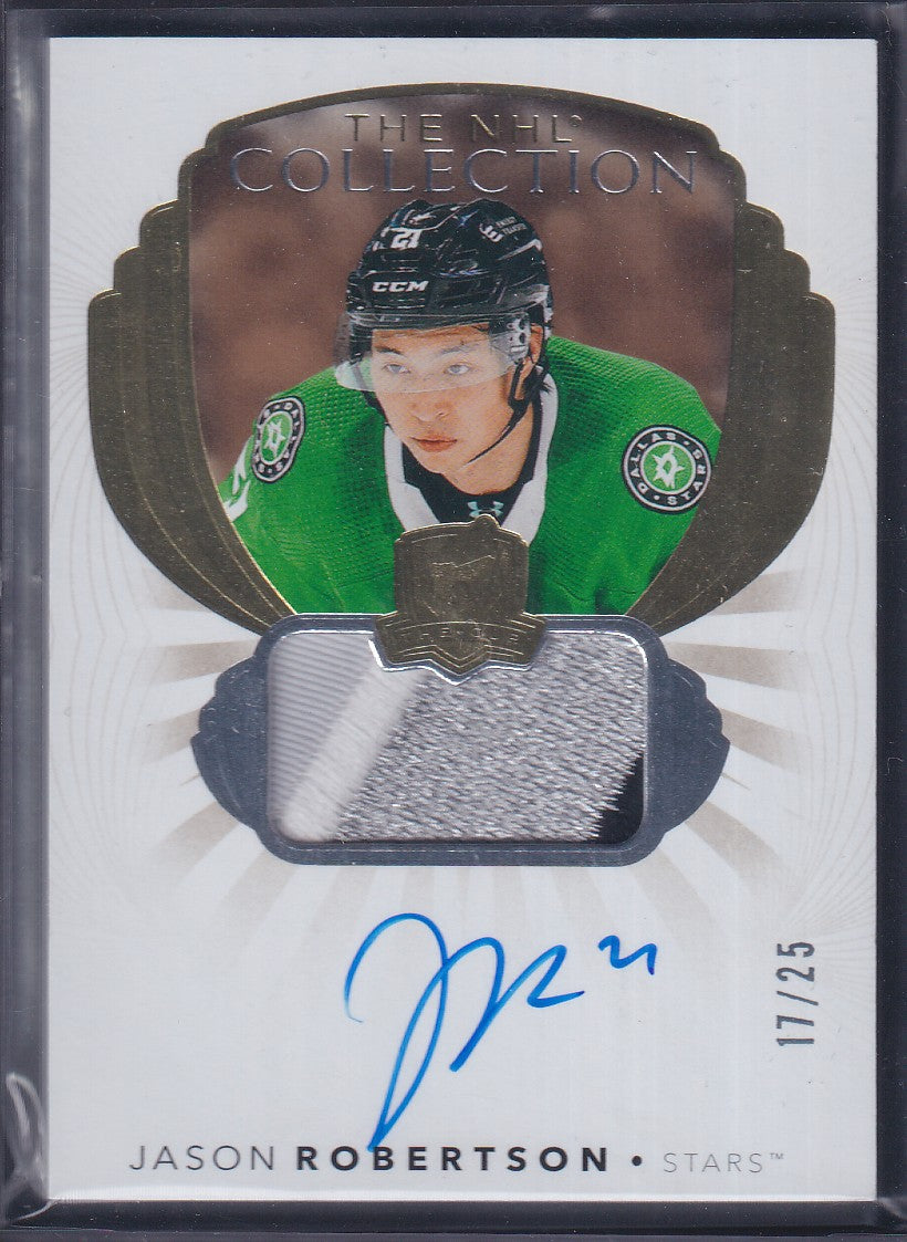 JASON ROBERTSON - 2021 The Cup NHL Collection Auto Patch #NHL-JR, /25