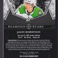 JASON ROBERTSON - 2024 UD Black Diamond Stars Auto Patch #BDS-JR, /10