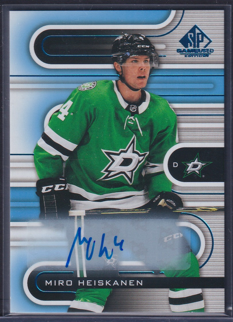 MIRO HEISKANEN - 2022 SP Game Used Auto #27