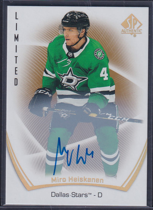 MIRO HEISKANEN - 2021 SP Authentic Limited Auto #20