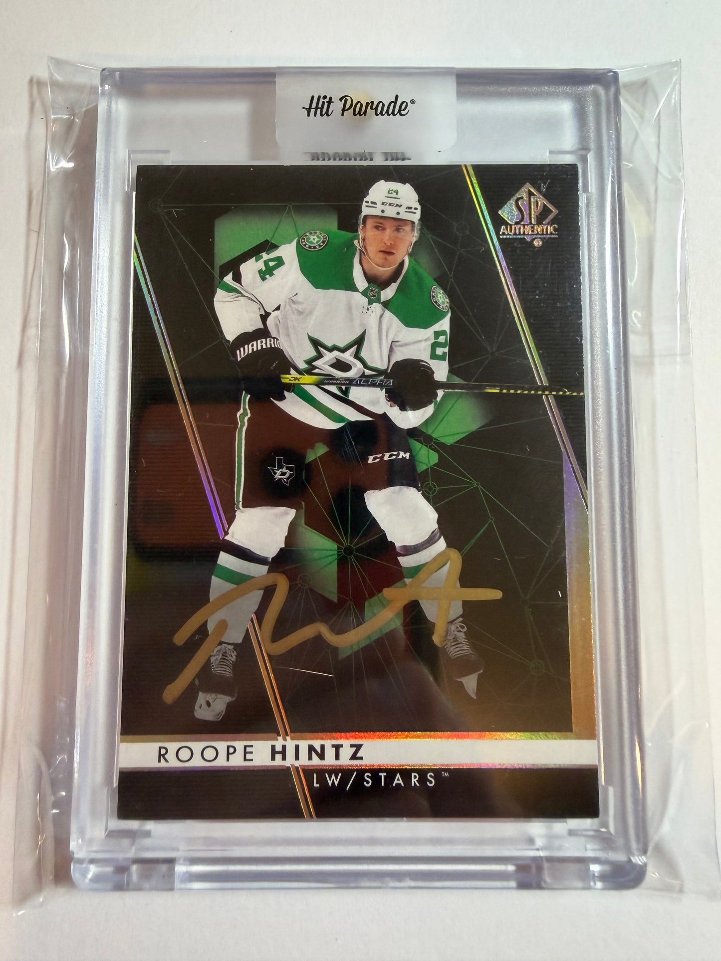 ROOPE HINTZ - 2022 SP Authentic GOLD Auto on Black #76