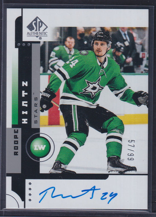 ROOPE HINTZ - 2021 SP Authentic Auto Retro #01RA-HI