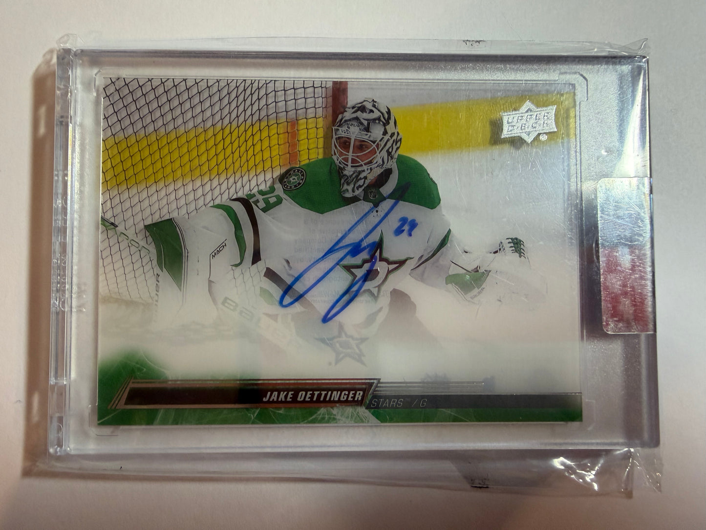 JAKE OETTINGER - 2022 Upper Deck Clear Cut Auto #CC-JO