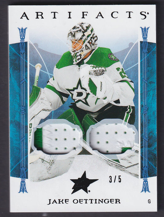 JAKE OETTINGER - 2022 Upper Deck Artifacts Dual Patch #14, /5