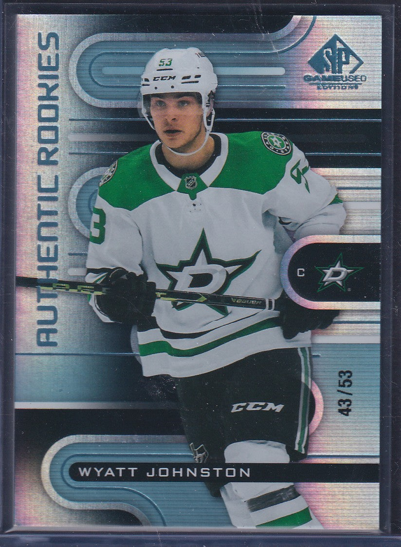 WYATT JOHNSTON - 2022 SP Game Used Authentic Rookies #173, /53