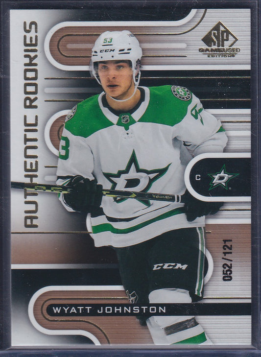 WYATT JOHNSTON - 2022 SP Game Used Authentic Rookies #173, /121