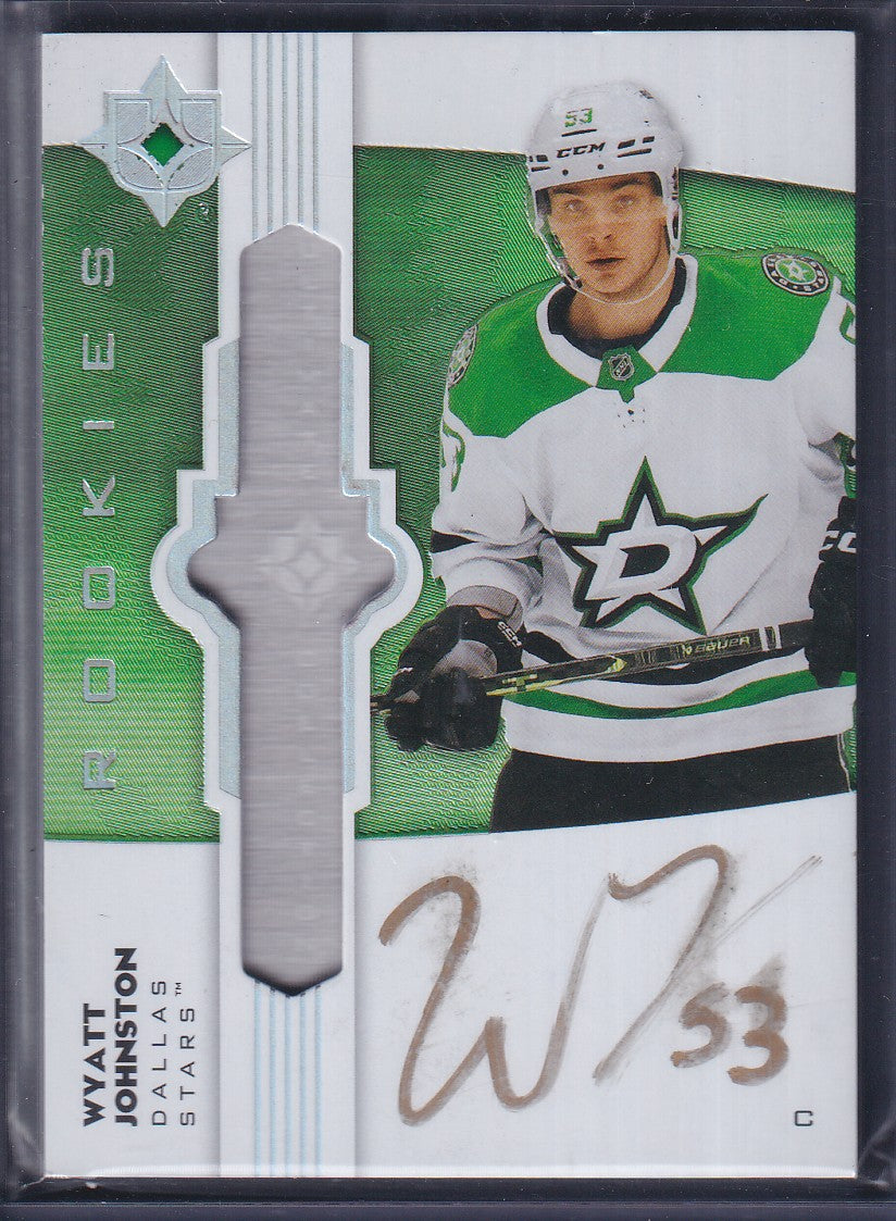 WYATT JOHNSTON - 2022 Upper Deck Ultimate Rookies Auto #LJE-WJ
