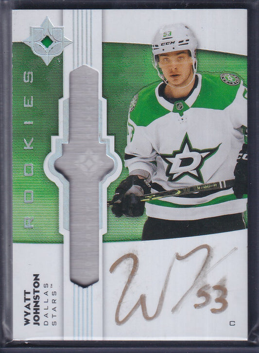 WYATT JOHNSTON - 2022 Upper Deck Ultimate Rookies Auto #LJE-WJ