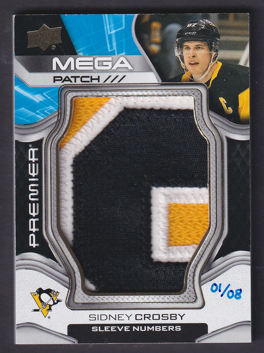 SIDNEY CROSBY - 2022 Upper Deck Premier Mega Patch #PMP-SC, /8