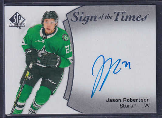 JASON ROBERTSON - 2021 SP Authentic Sign of the Times Auto #SOTT-RO