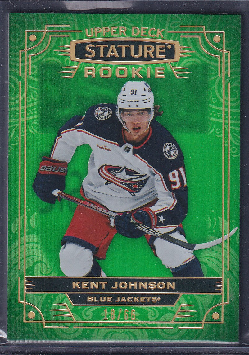 KENT JOHNSON - 2022 Upper Deck Stature Rookie #103, /66