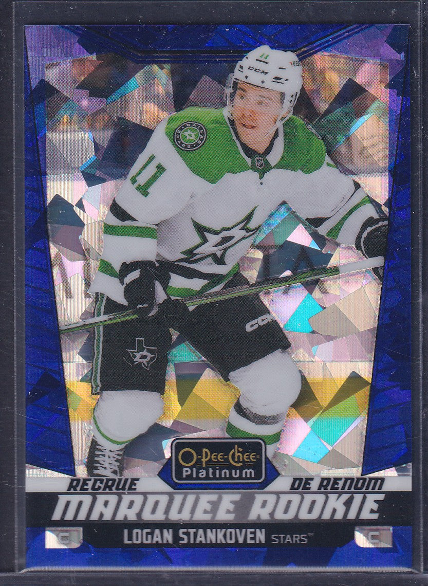 LOGAN STANKOVEN - 2024 O-Pee-Chee Platinum Marquee Rookie BLUE FRAGMENTS /125