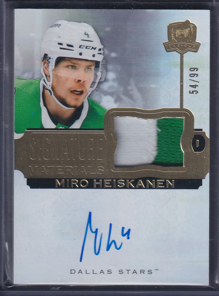 MIRO HEISKANEN - 2022 The Cup Siganture Materials Auto Patch #SP-MH, /99