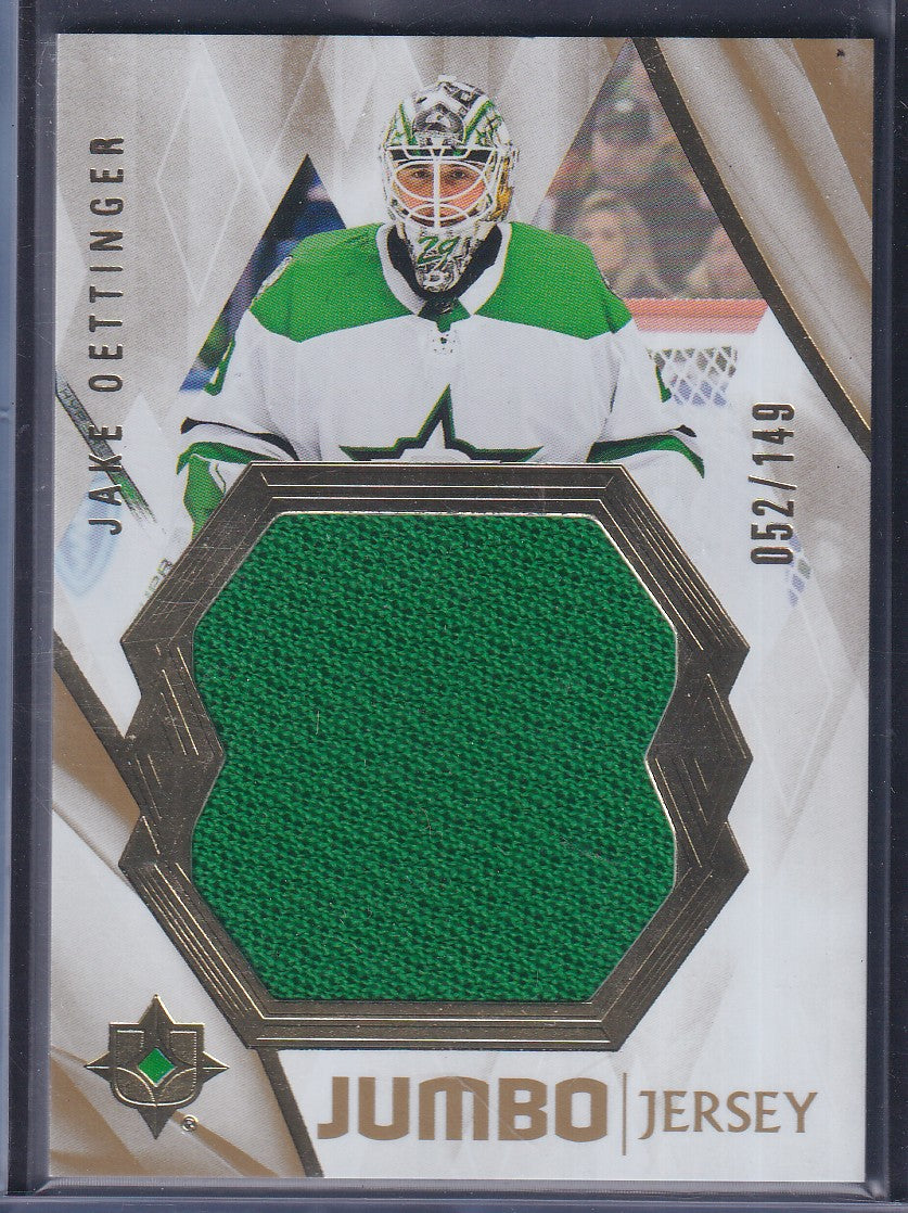 JAKE OETTINGER - 2023 Upper Deck Ultimate Jumbo Jersey #38, /149