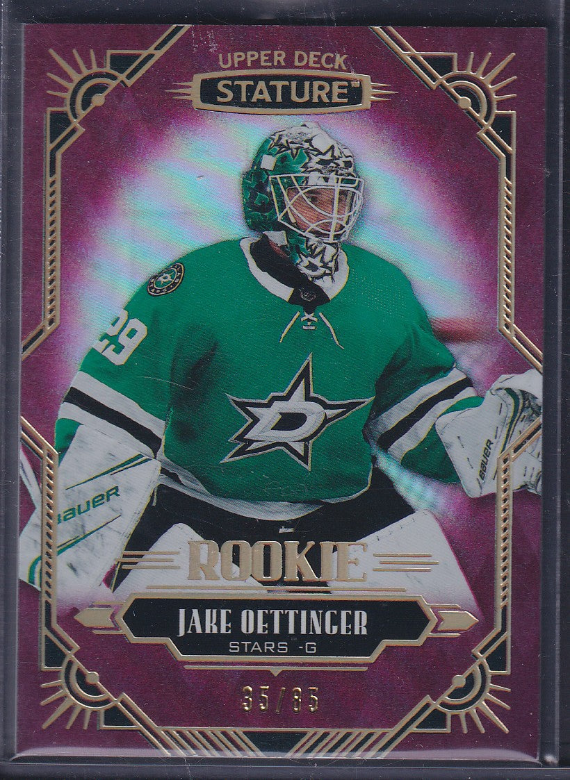 JAKE OETTINGER - 2020 Upper Deck Stature Rookie #162, /85