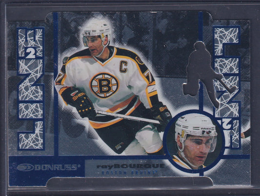 RAY BOURQUE - 1997 Donruss Line 2 Line Die Cut #21, /250