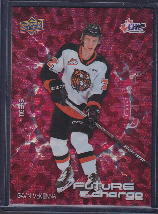 GAVIN MCKENNA - 2023 Upper Deck CHL Future Charge #FC-14, /125