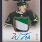WYATT JOHNSTON - 2022 UD Exquisite Rookie Endorsement Relics Auto Patch, /50