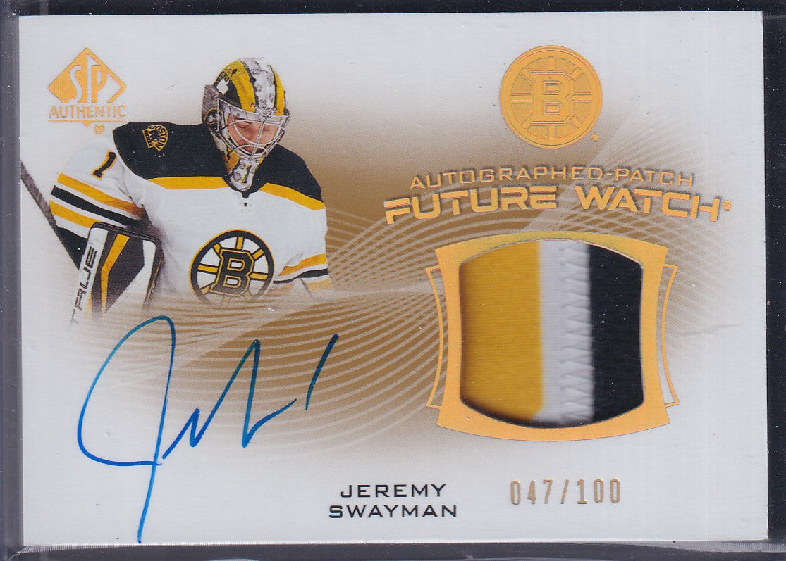 JEREMY SWAYMAN - 2021 SP Authentic Future Watch Auto Patch #FWAP-JS, /100