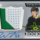 WYATT JOHNSTON - 2022 UD Exquisite Rookie Auto Patch #ECH-WJ, /25