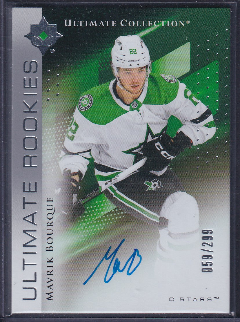 MAVRIK BOURQUE - 2024 UD Ultimate Rookies Auto #150, /299