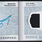 BRADY TKACHUK - 2018 The Cup Autographed Rookie Gear Booklet #ARG-BT, /24