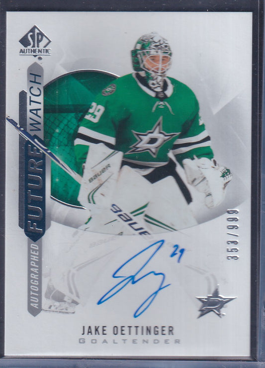 JAKE OETTINGER - 2020 SP Authentic Future Watch Auto #160, /999