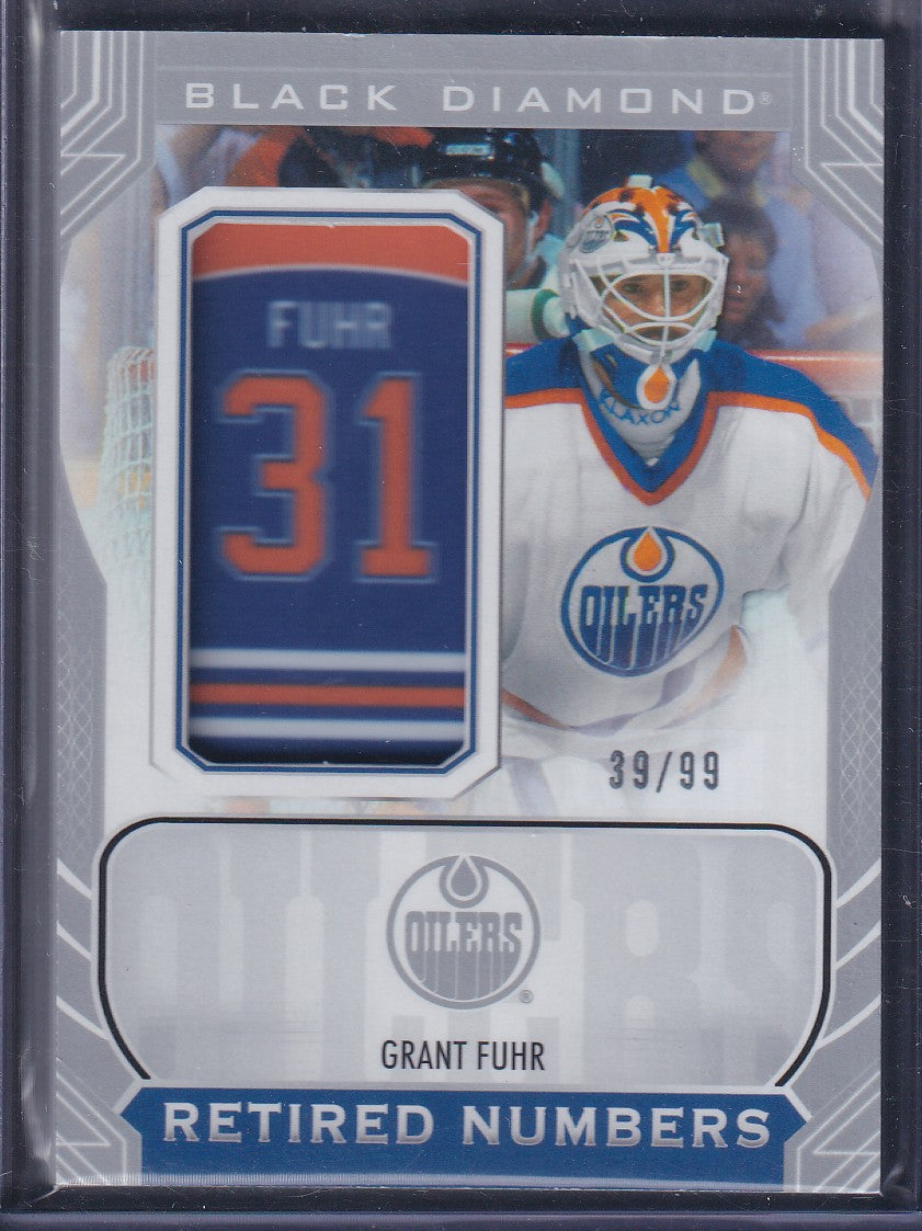 GRANT FUHR - 2024 Black Diamond Retired Numbers #ORNP-GF, /99