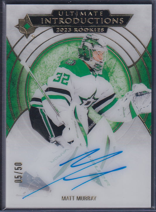 MATT MURRAY - 2023 Upper Deck Ultimate Introductions Rookie Auto #UI-43, /50