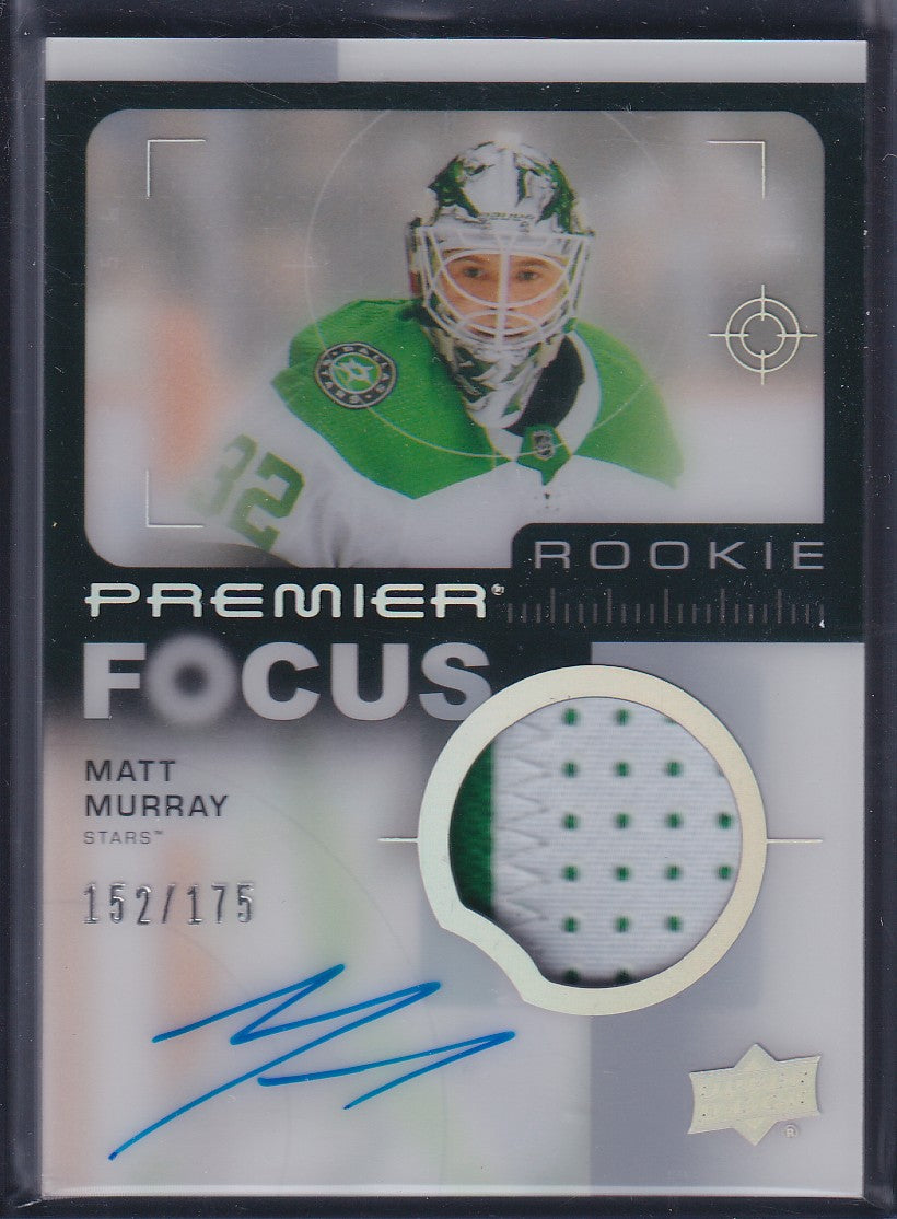 MATT MURRAY - 2023 Upper Deck Premier Focus Rookie Auto Patch #PFR-MM, /175