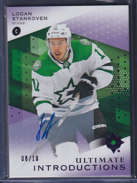 LOGAN STANKOVEN - 2024 Upper Deck Ultimate Introductions Auto #UI-LS, /10