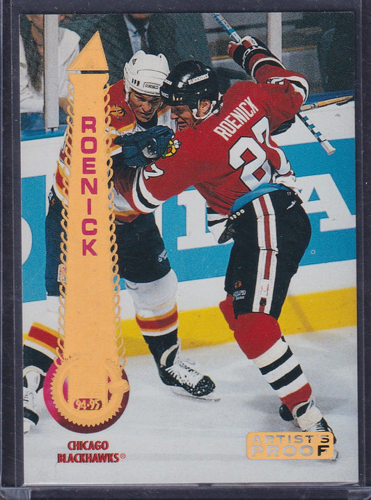 JEREMY ROENICK - 1994 Pinnacle Artist's Proof #165