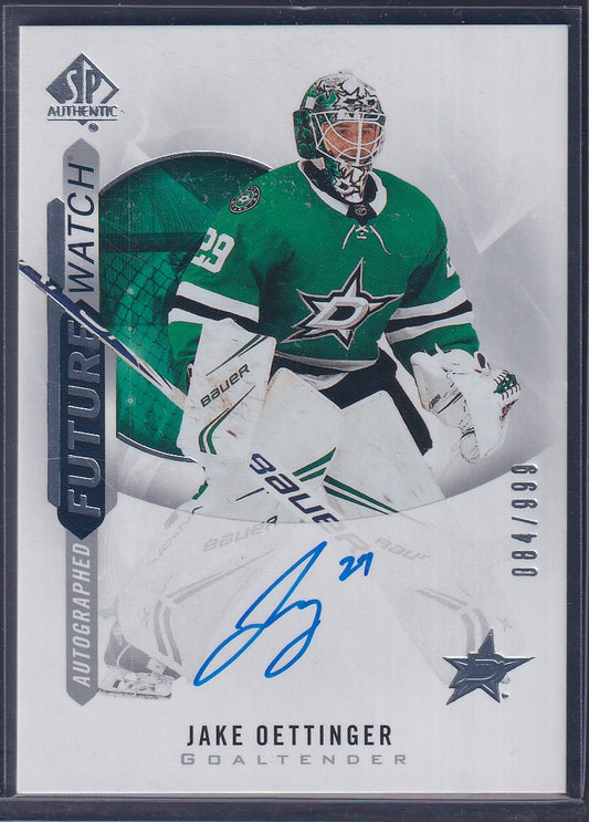 JAKE OETTINGER - 2020 SP Authentic Future Watch Auto #160, /999