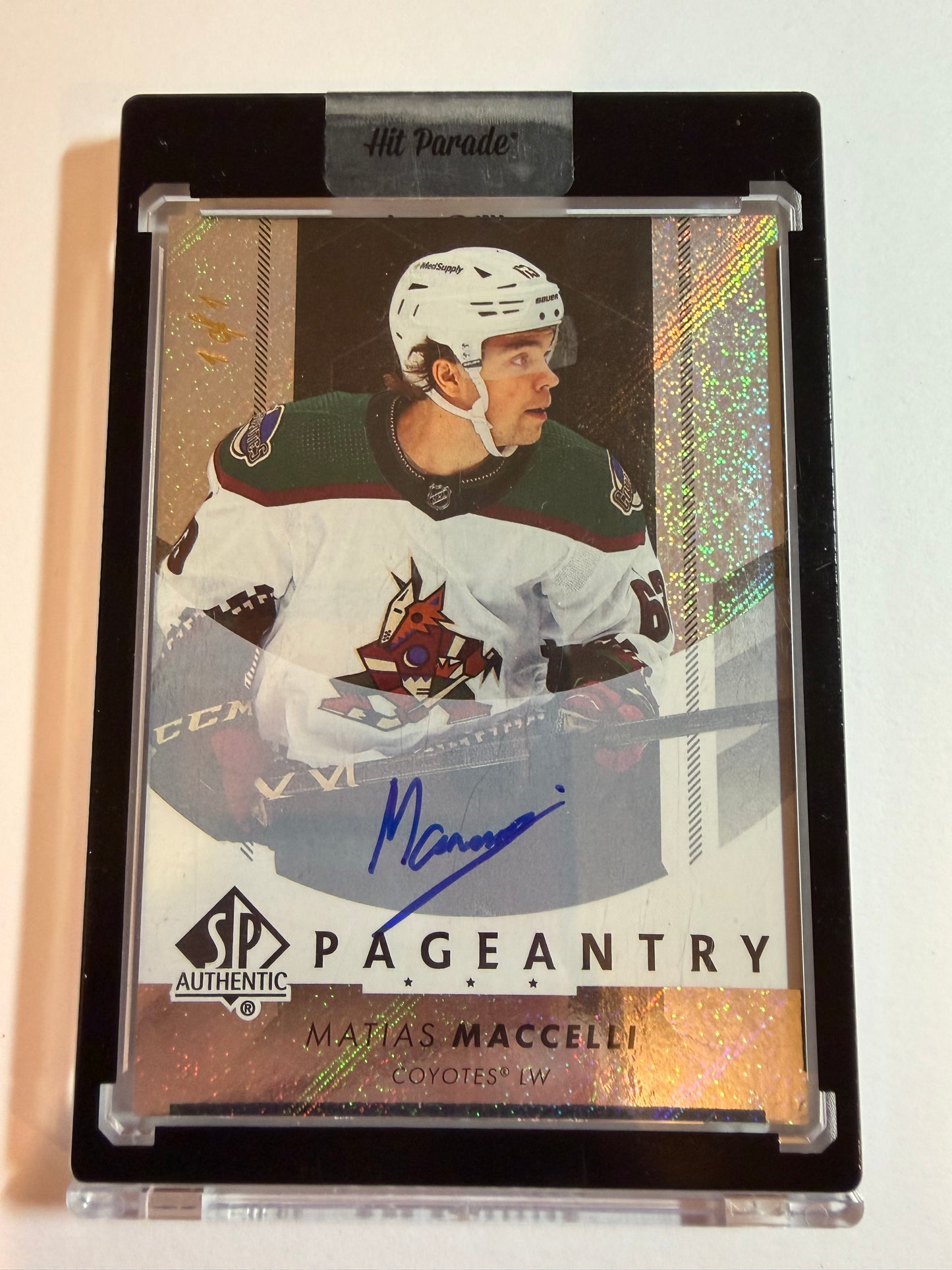 MATIAS MACCELLI - 2022 SP Authentic Pageantry Rookie Auto 1/1