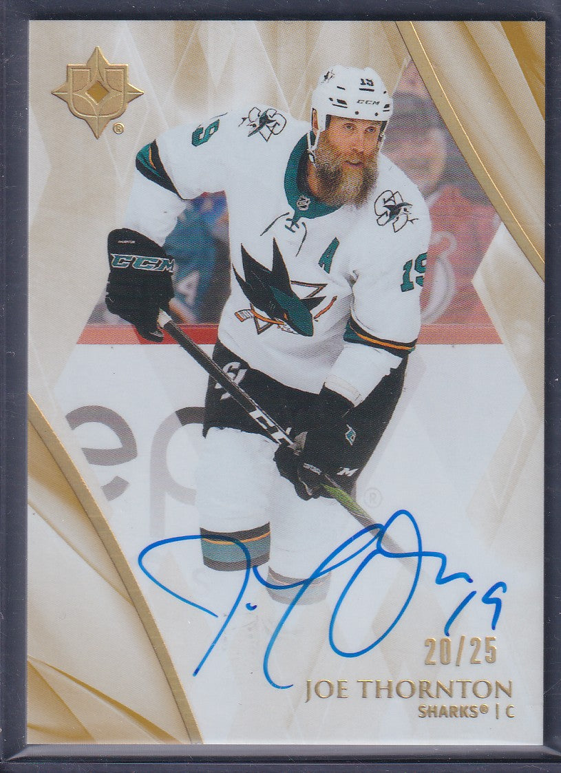 JOE THORNTON - 2023 Upper Deck Ultimate Auto #92, /25